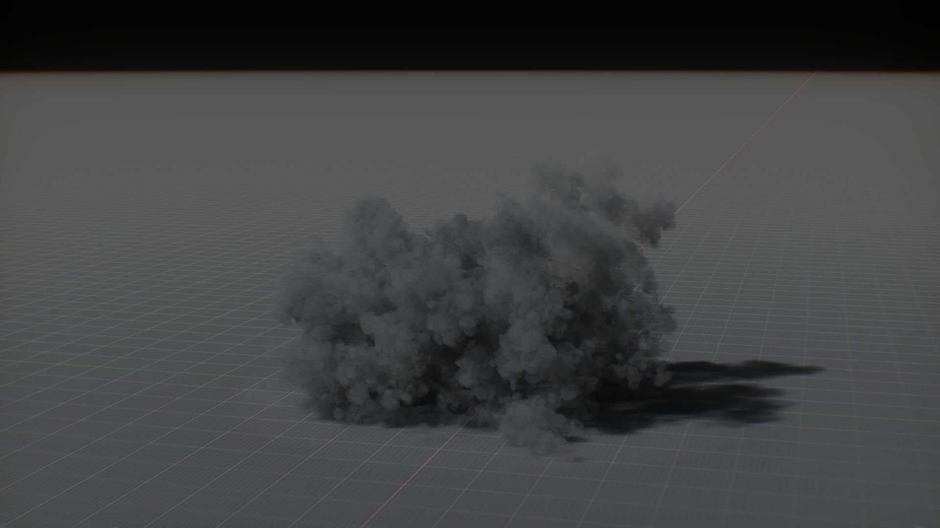 Artillery Grenade Explosion Animation 3D 3D model_56