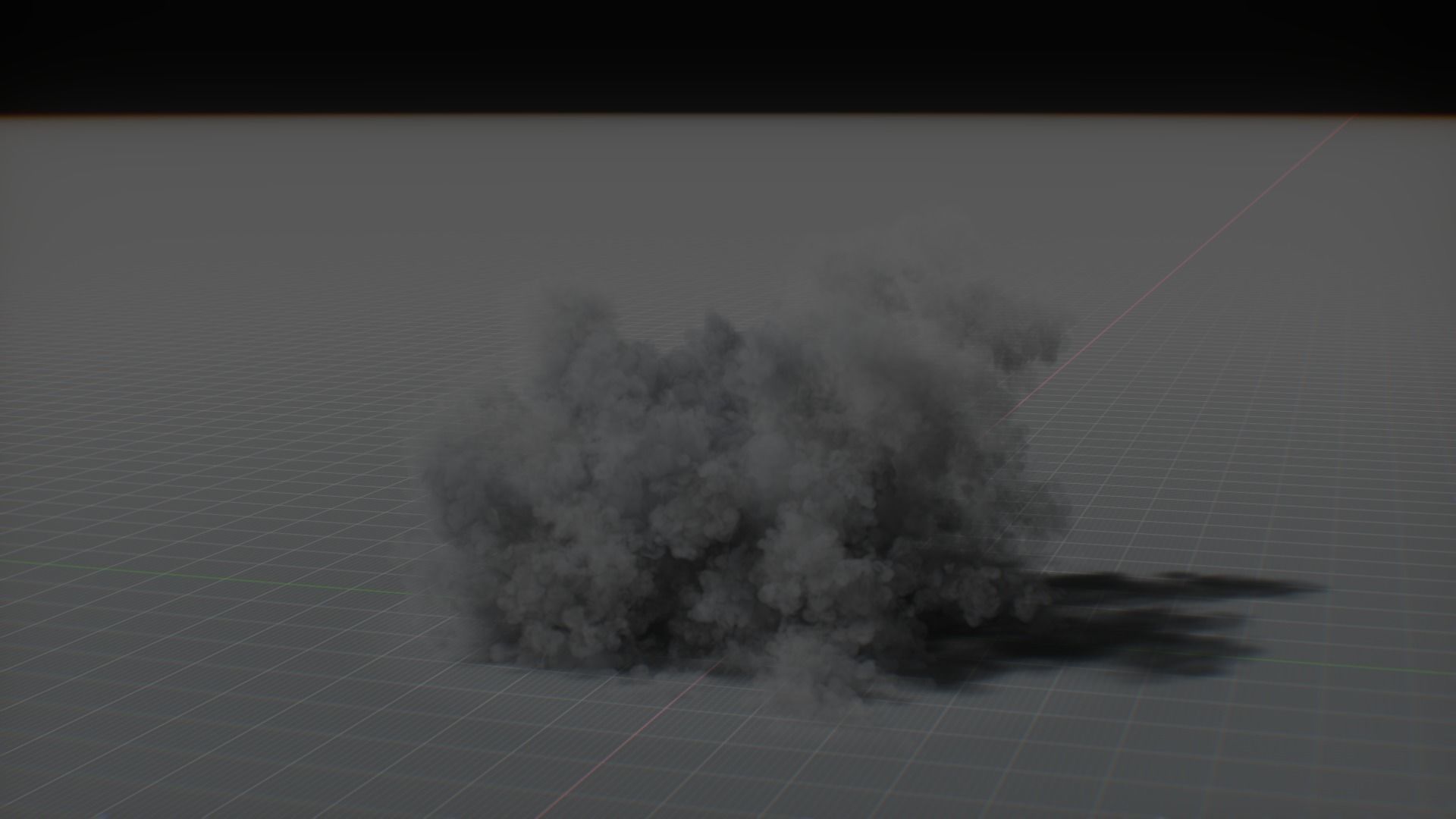 Artillery Grenade Explosion Animation 3D 3D model_91