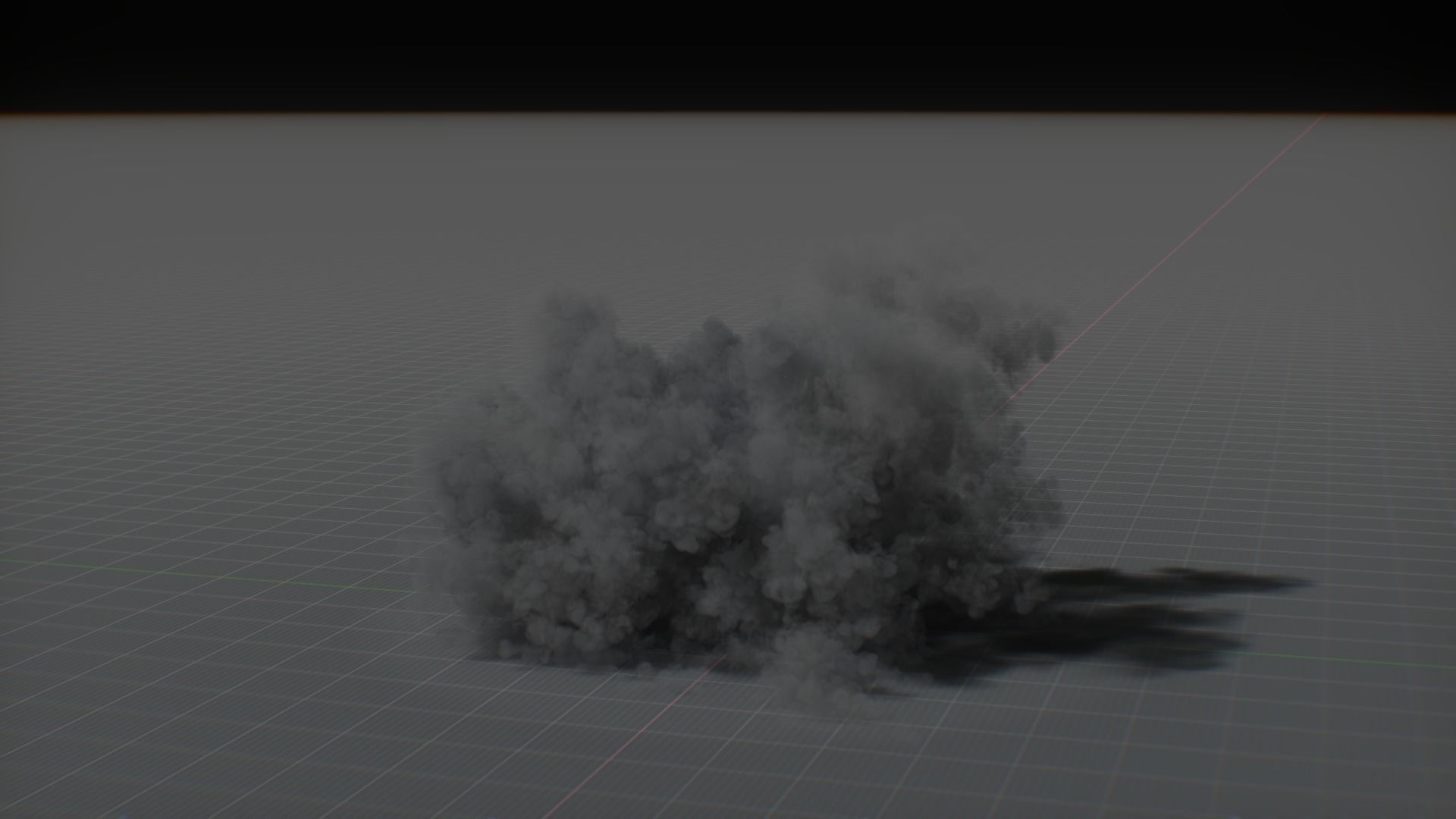 Artillery Grenade Explosion Animation 3D 3D model_78