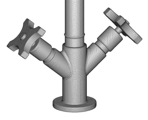 PVC Mixer Faucet 3D model_5