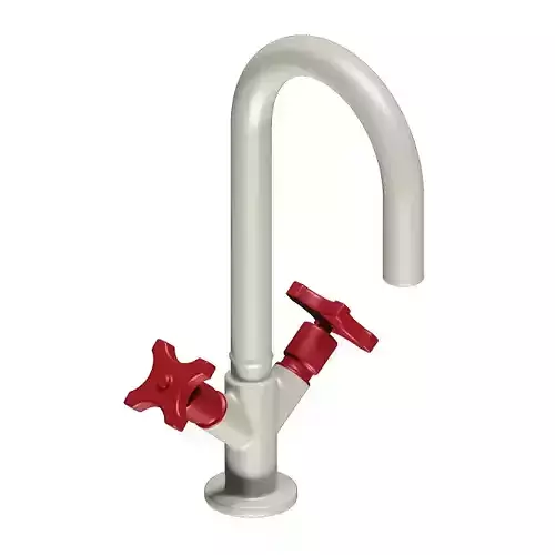 PVC Mixer Faucet 3D model