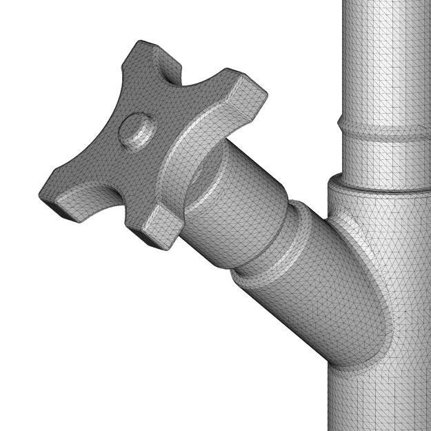 PVC Mixer Faucet 3D model_6