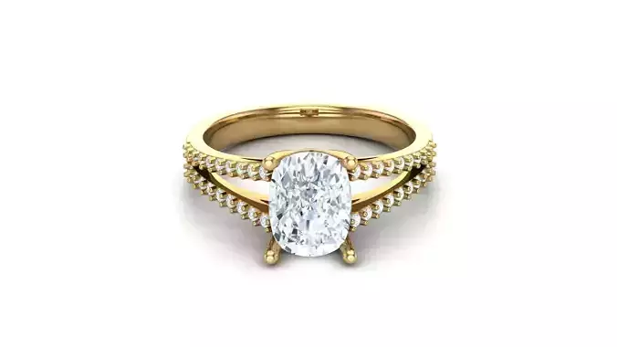 SLT 27 Solitaire Diamond Women Ring Version 2