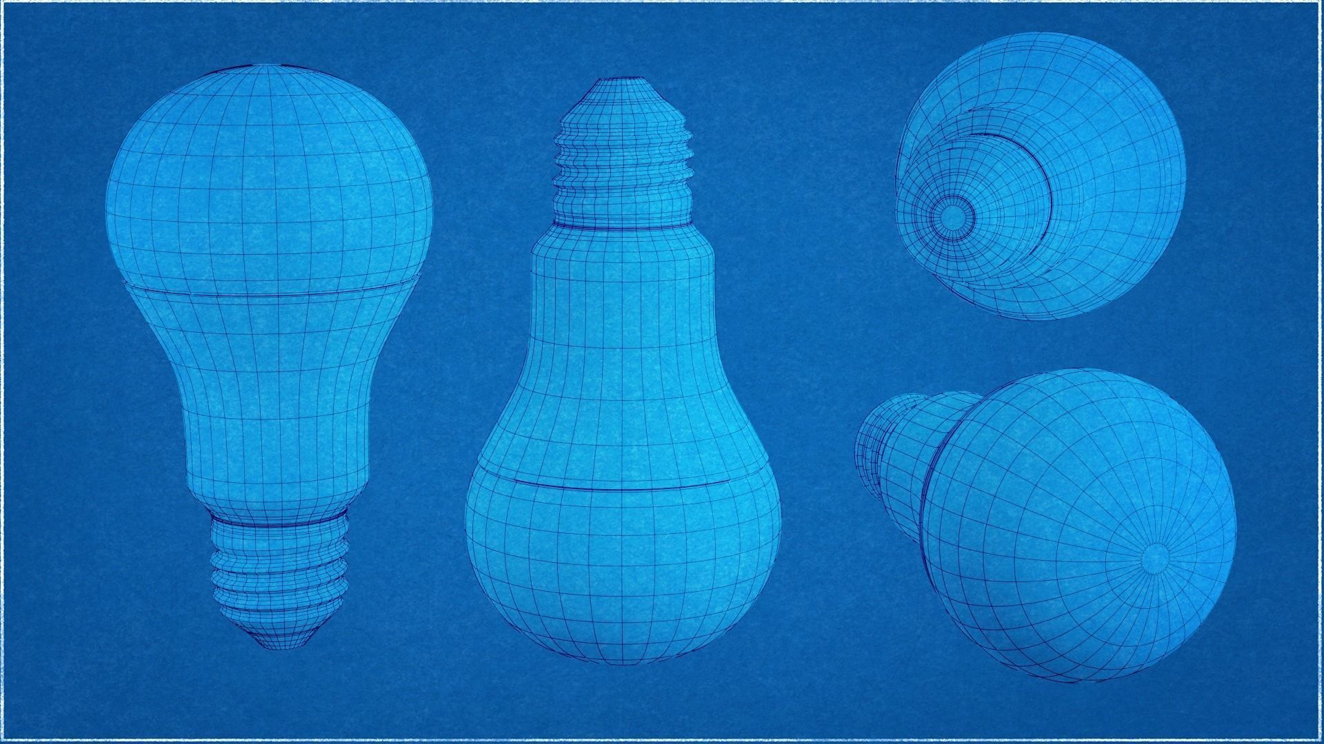 16 Bulbs Types 3D model_41