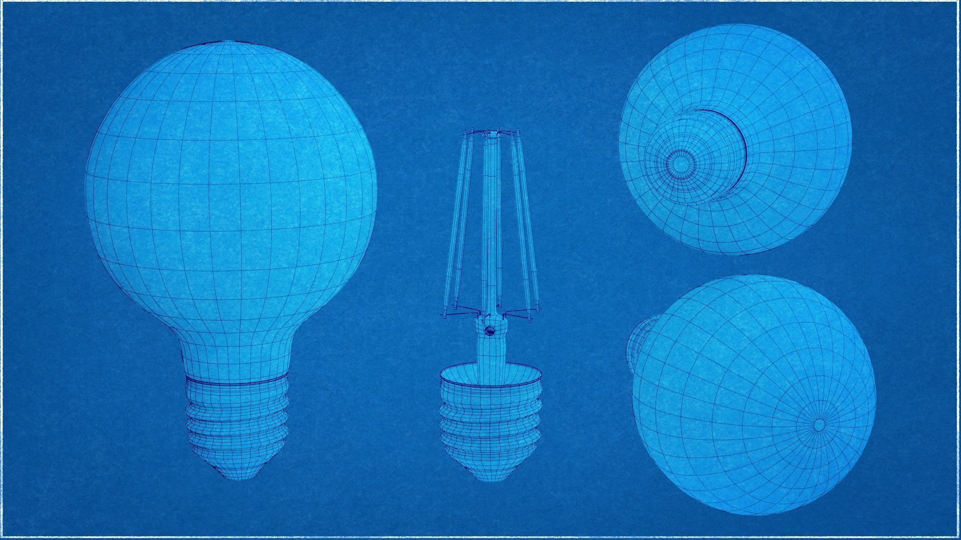 16 Bulbs Types 3D model_17