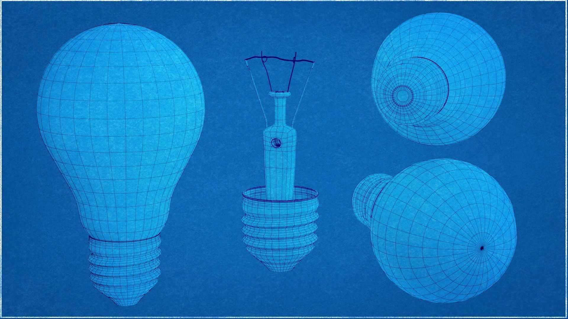 16 Bulbs Types 3D model_23