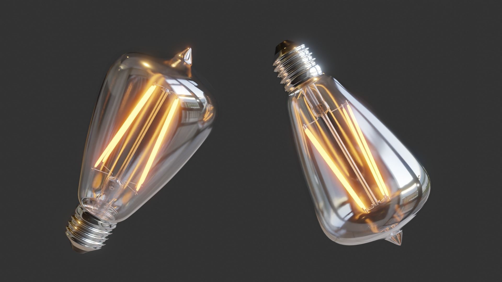 16 Bulbs Types 3D model_43
