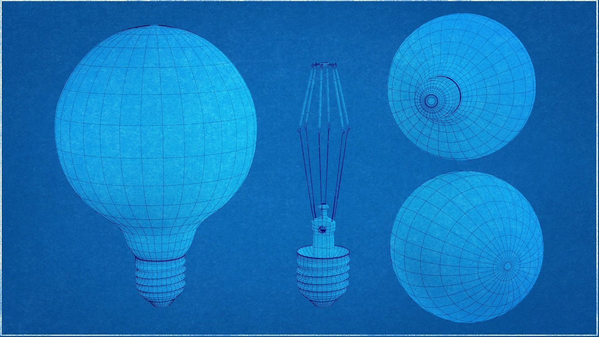 16 Bulbs Types 3D model_20