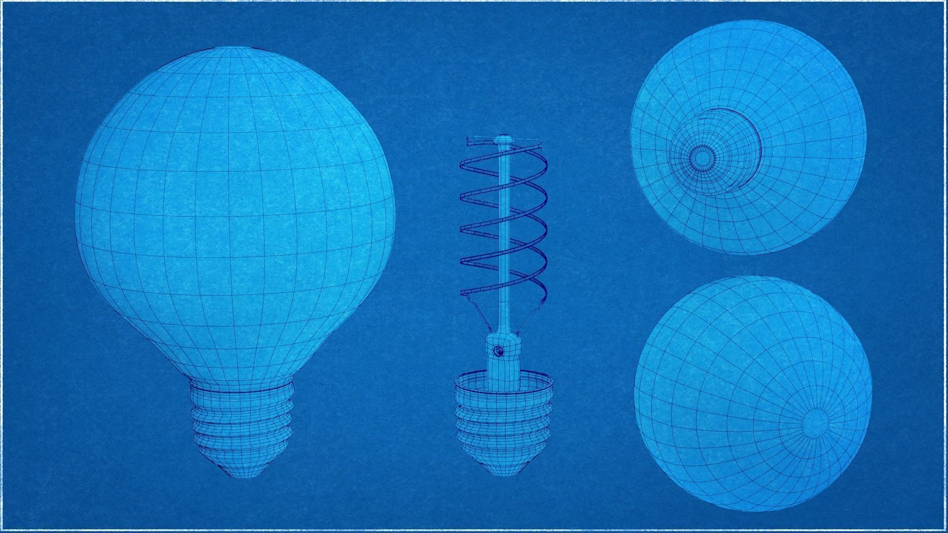 16 Bulbs Types 3D model_14