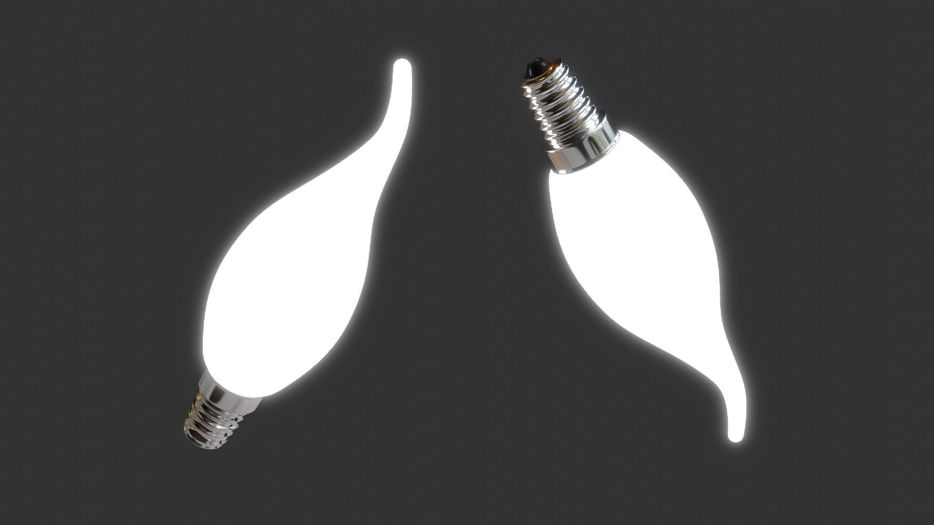 16 Bulbs Types 3D model_10
