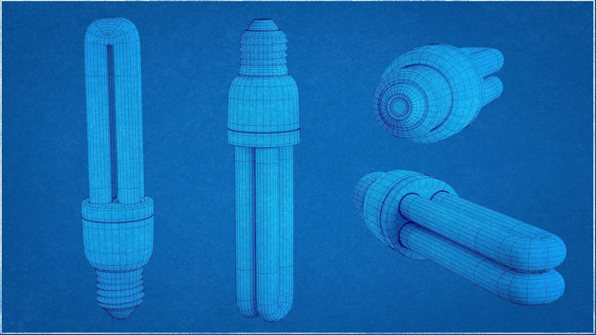 16 Bulbs Types 3D model_29