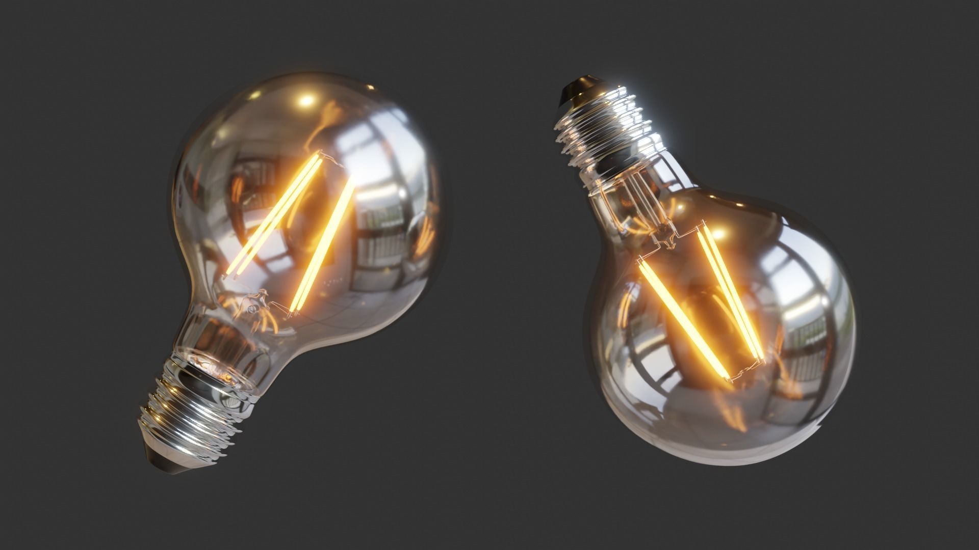 16 Bulbs Types 3D model_46