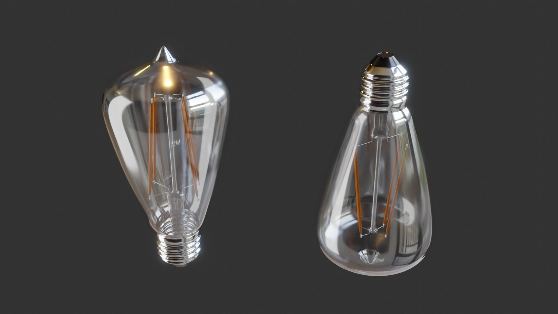 16 Bulbs Types 3D model_42