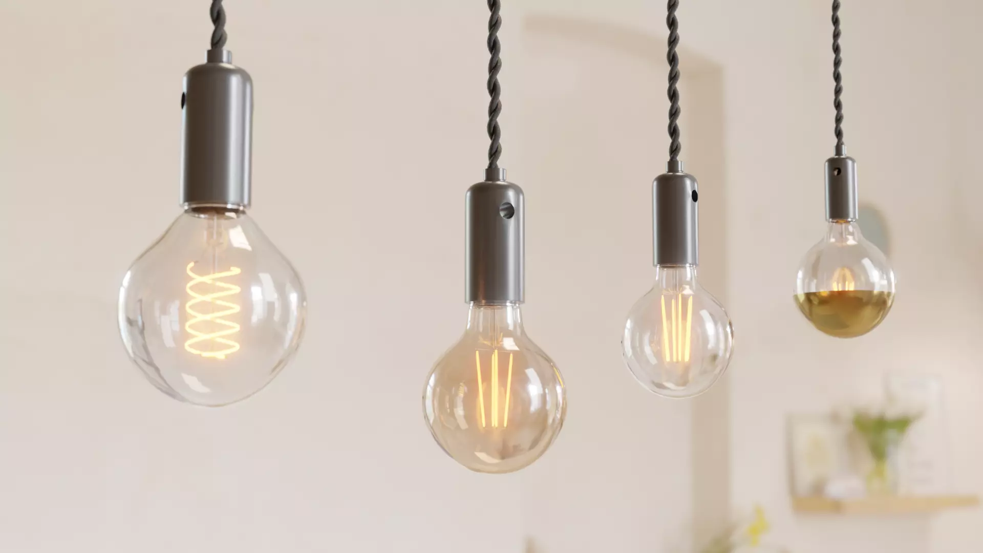 16 Bulbs Types 3D model_0