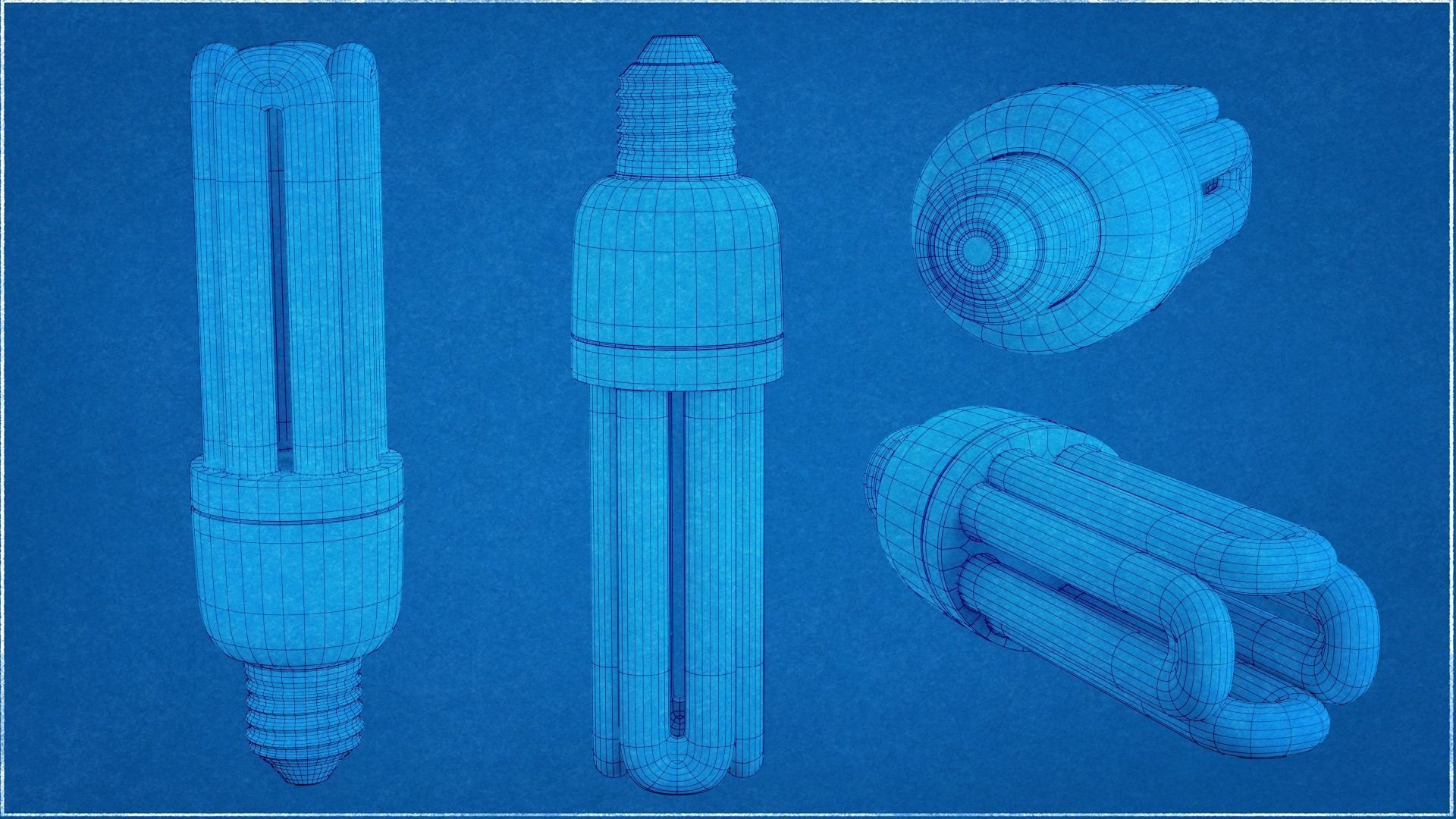 16 Bulbs Types 3D model_35