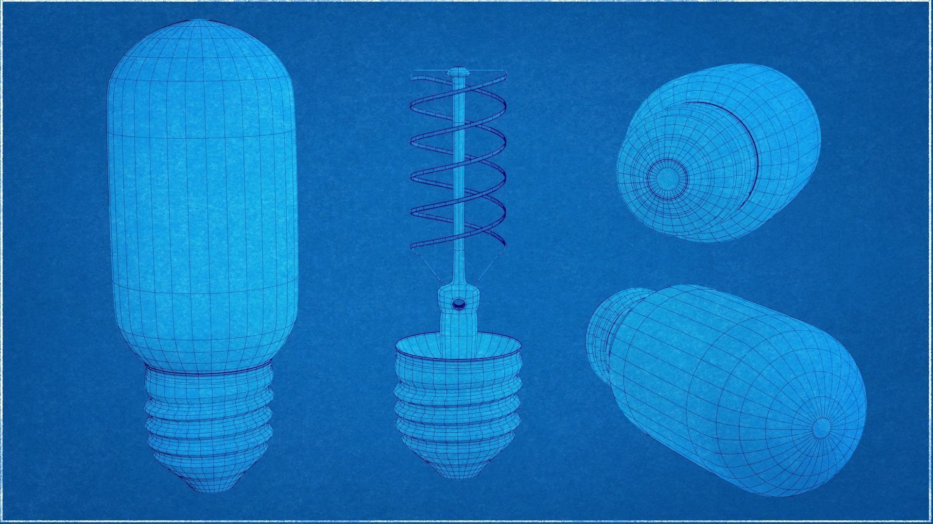 16 Bulbs Types 3D model_50