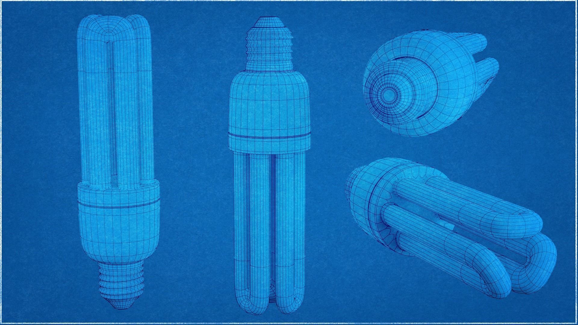 16 Bulbs Types 3D model_32