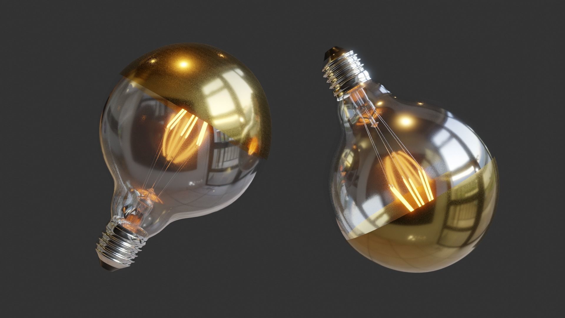 16 Bulbs Types 3D model_19