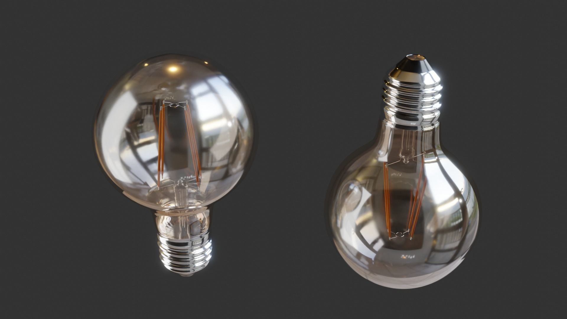16 Bulbs Types 3D model_45