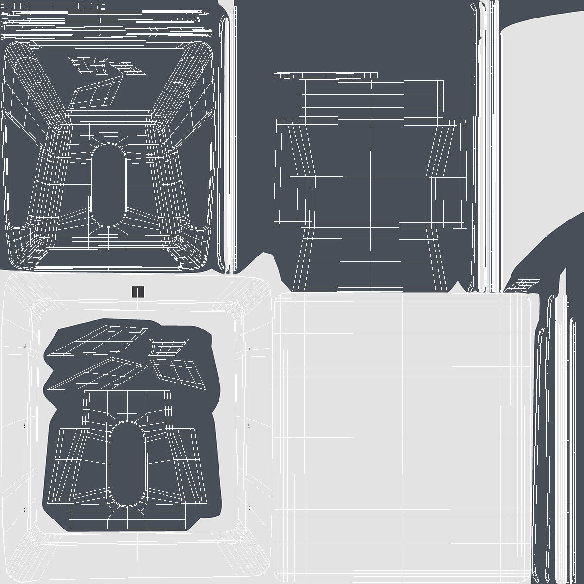 Starlink Internet Satellite Flat High Performance 3D model_14