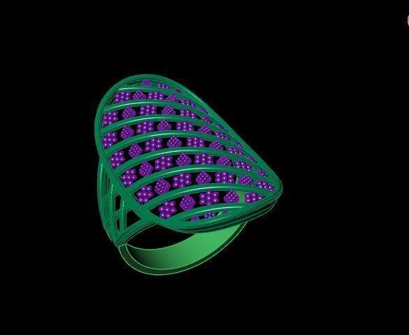 Rings 3D print model_2