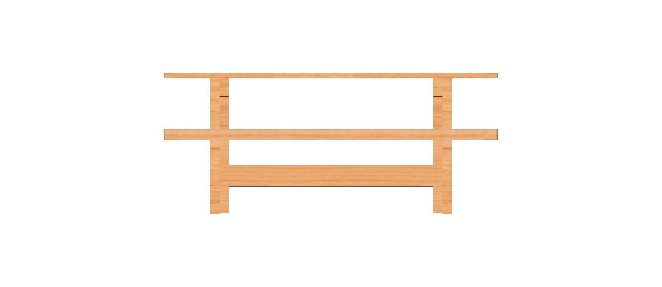 Outdoor Picnic Table 3D model_25