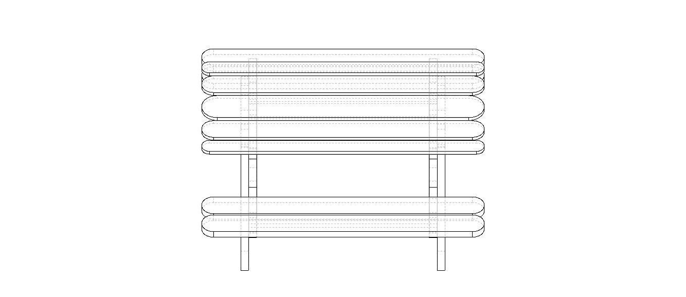 Outdoor Picnic Table 3D model_19