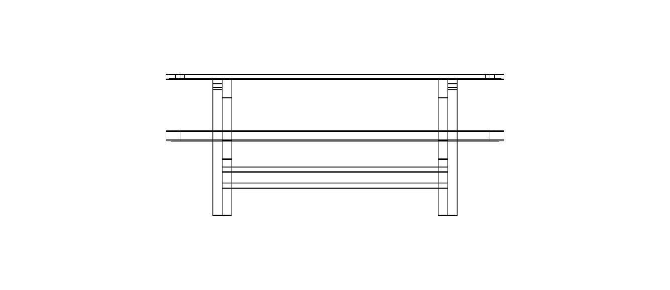 Outdoor Picnic Table 3D model_24