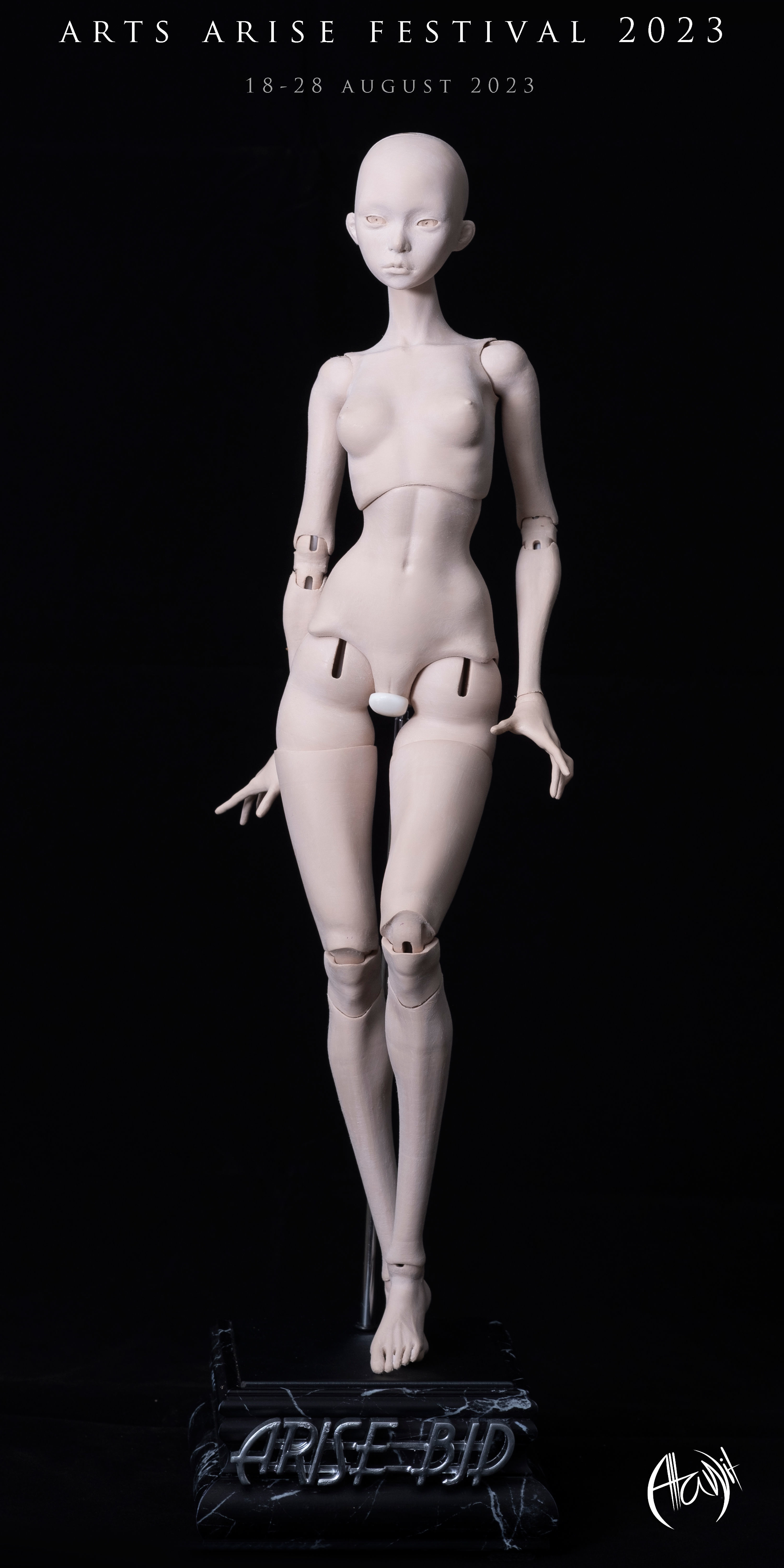 Arise BJD Ball Jointed Doll 3D Printed Model Doll 3D print model_0
