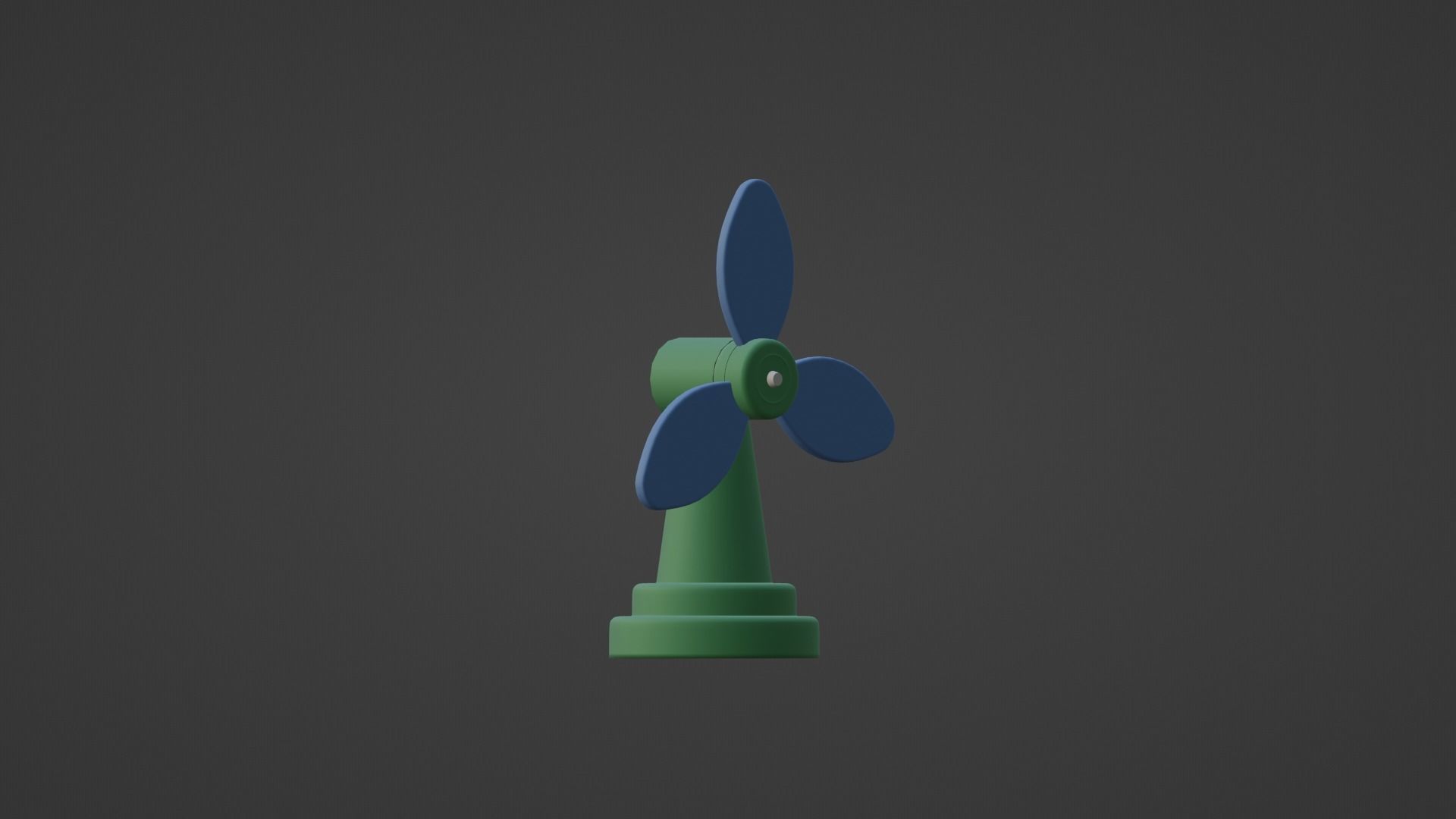 CARTOON LOW POLLY FAN Low-poly 3D model_21