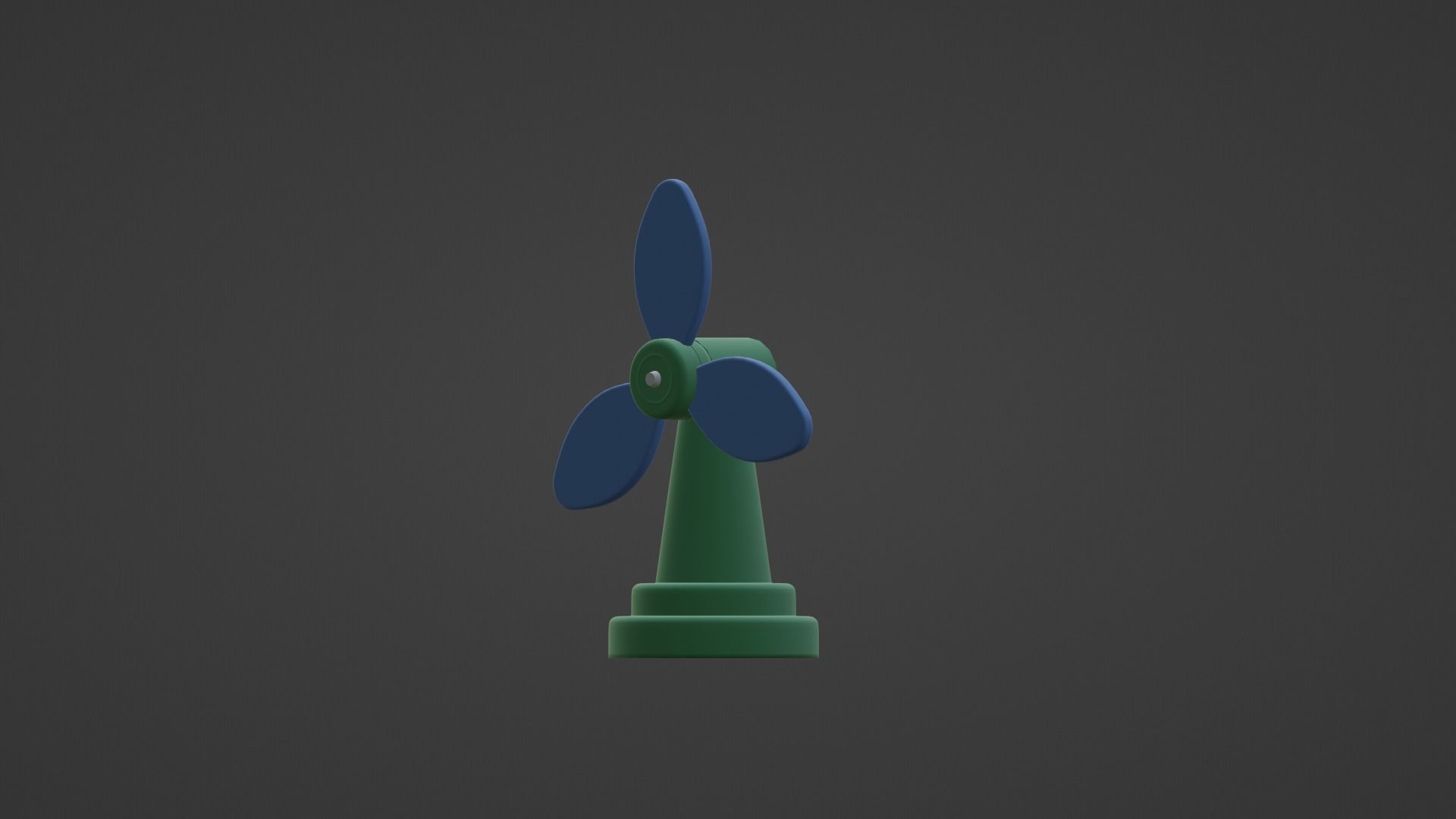 CARTOON LOW POLLY FAN Low-poly 3D model_17