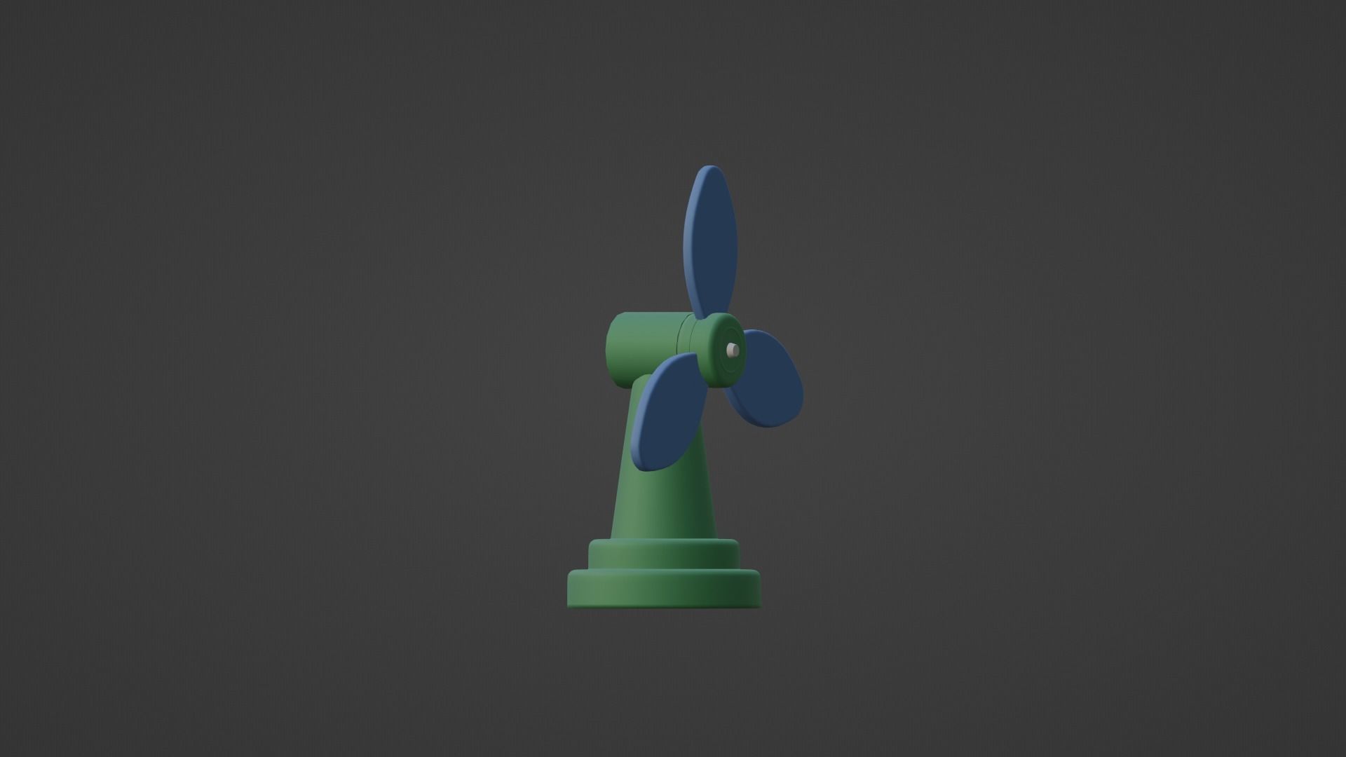CARTOON LOW POLLY FAN Low-poly 3D model_22