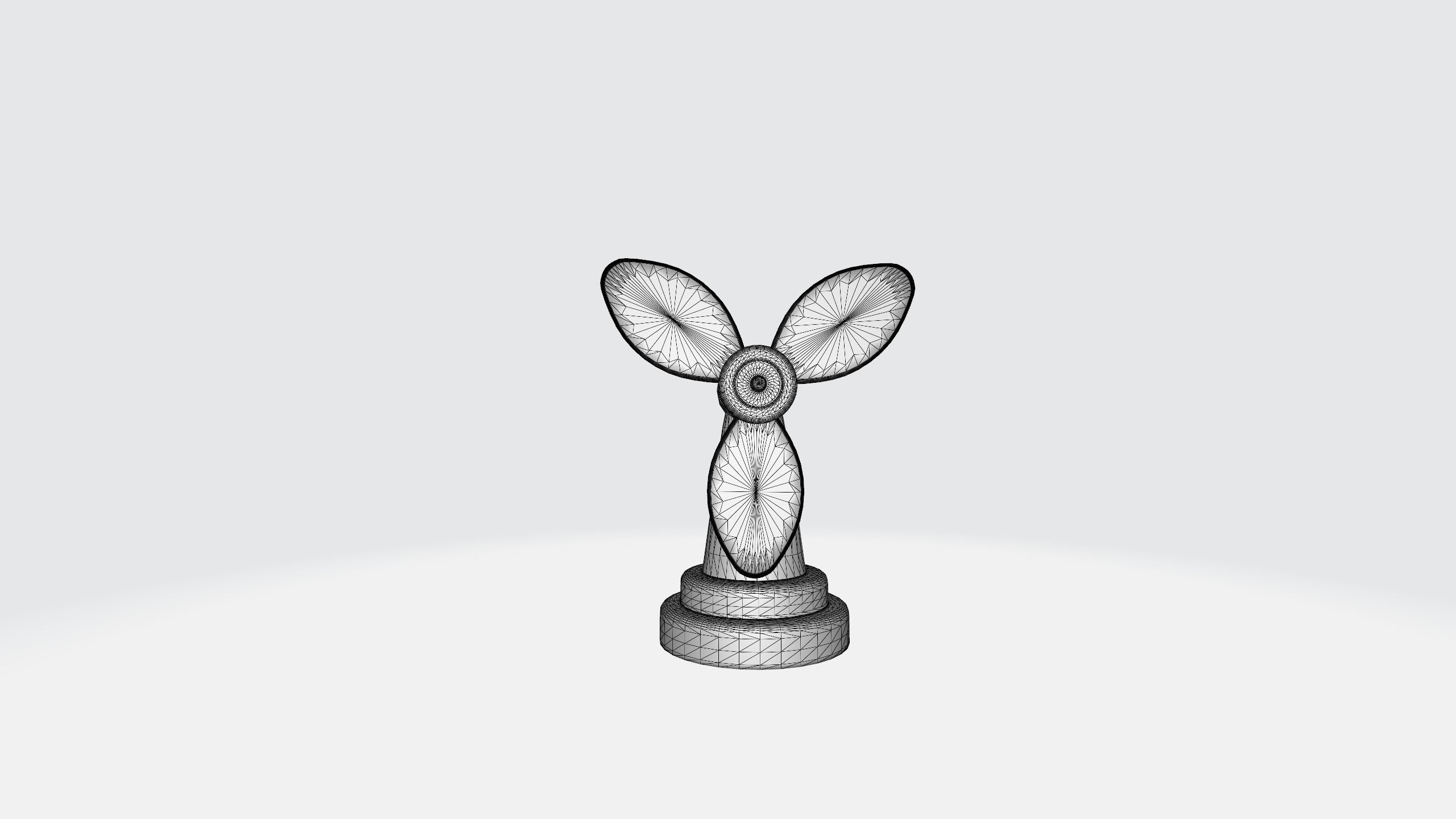 CARTOON LOW POLLY FAN Low-poly 3D model_31