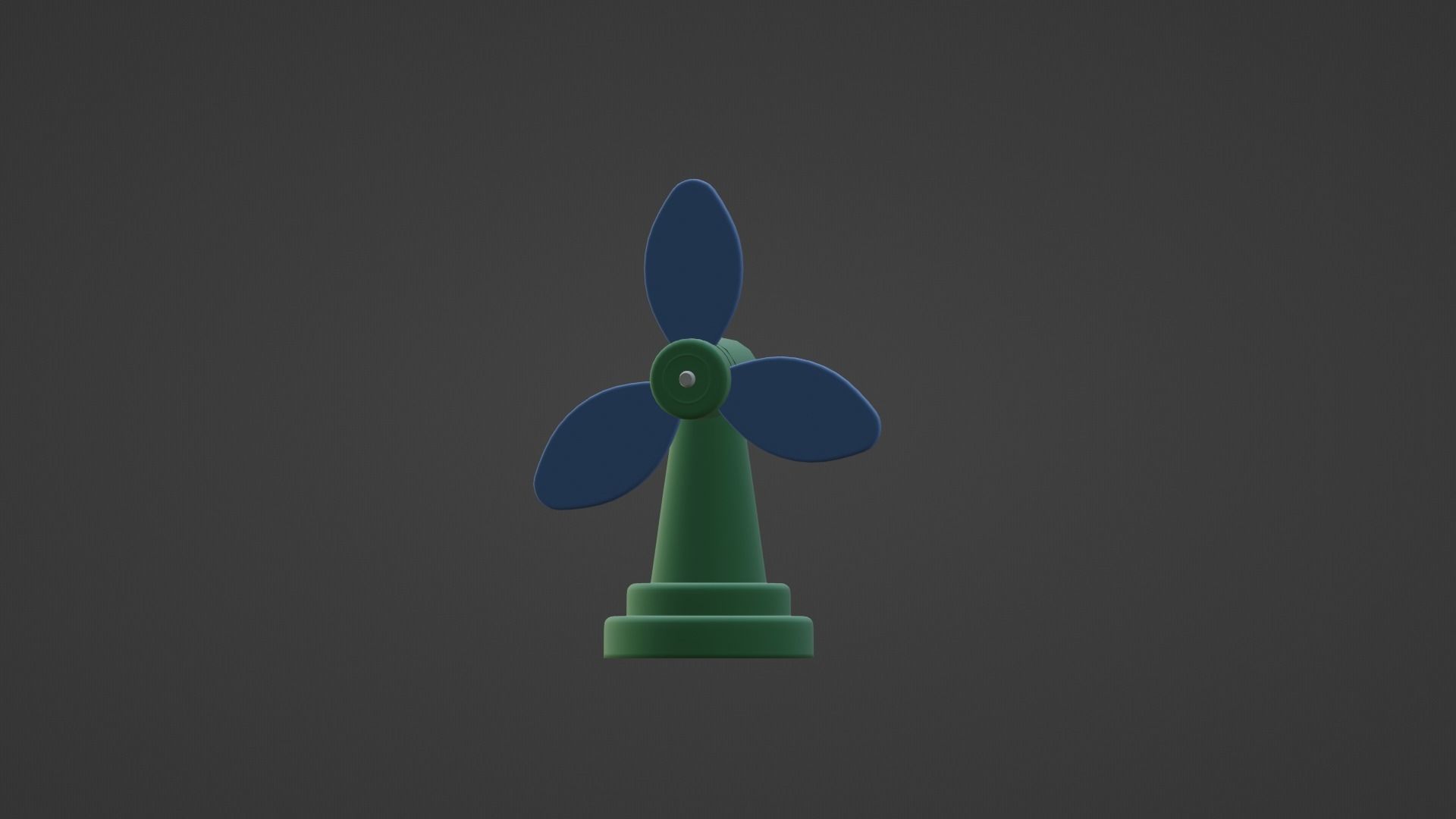 CARTOON LOW POLLY FAN Low-poly 3D model_19
