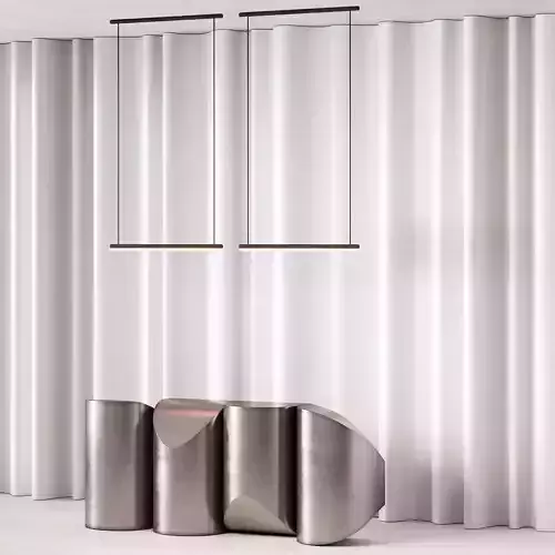 381 office furniture 19 reception desk 14 sculptural metal 3D model 381 office furniture 19 reception desk 14 sculptural metal 3D model