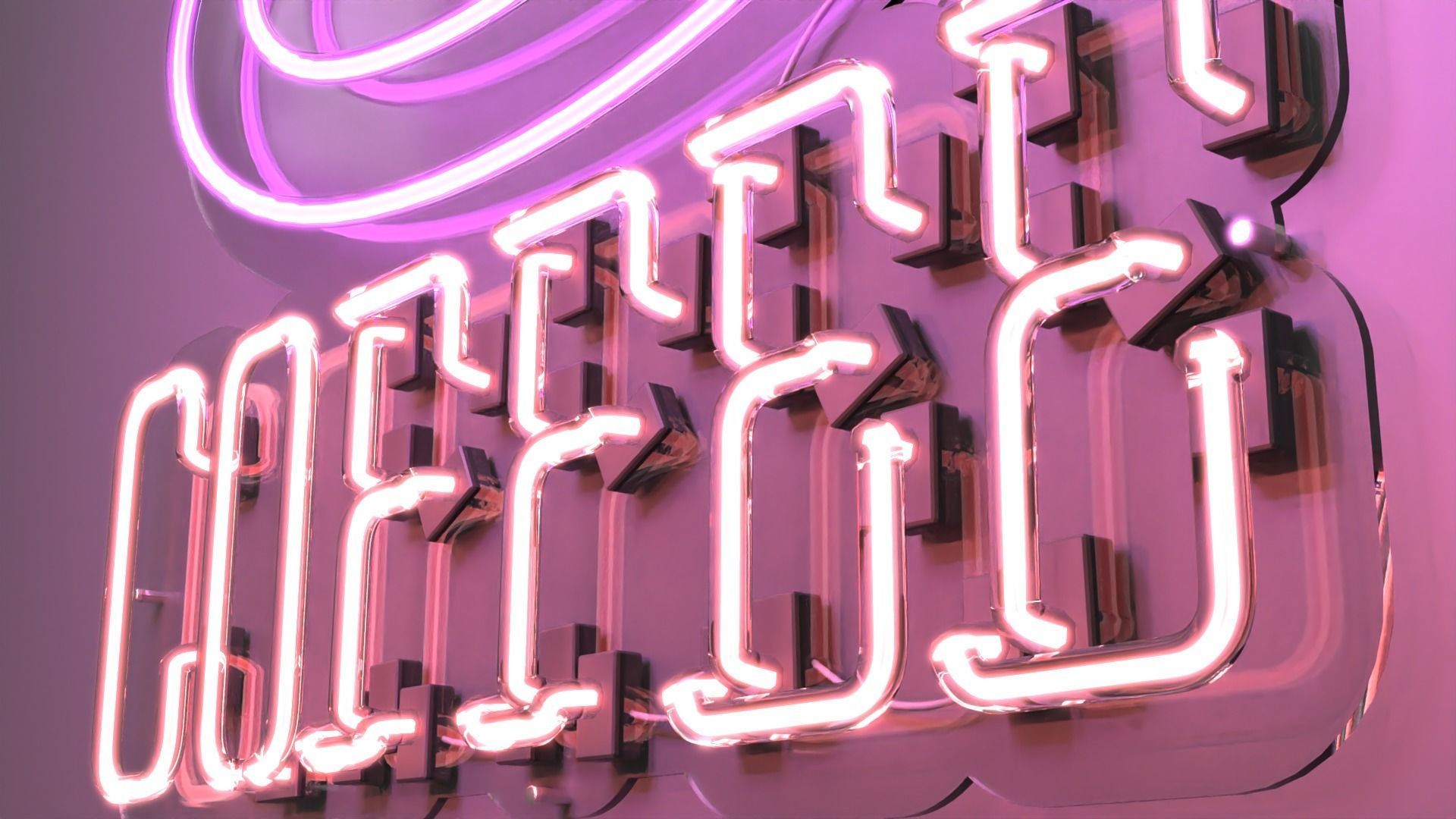 Coffee 3 - Neon Sign 3D model_2