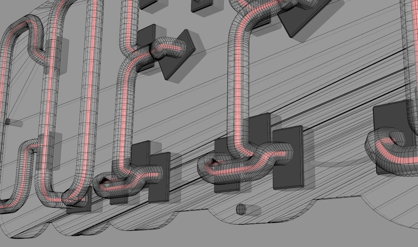 Coffee 3 - Neon Sign 3D model_8