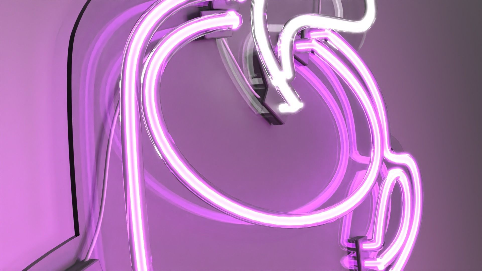 Coffee 3 - Neon Sign 3D model_1