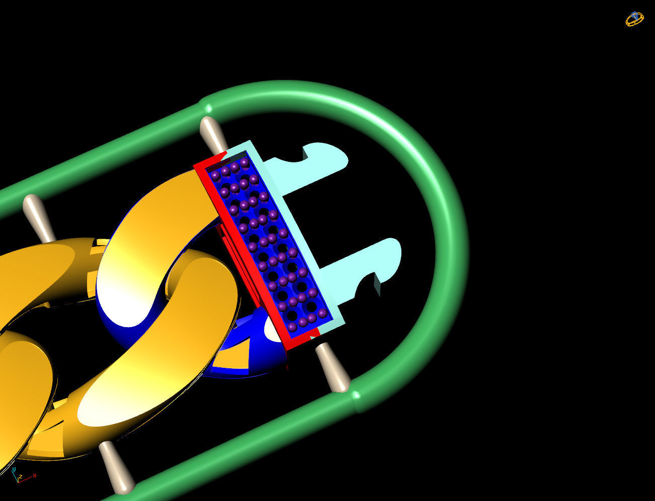 12 MM 45 CM CUBAN LINK CHAIN FOR BRACELET OR NECKLACE 3D print model_8