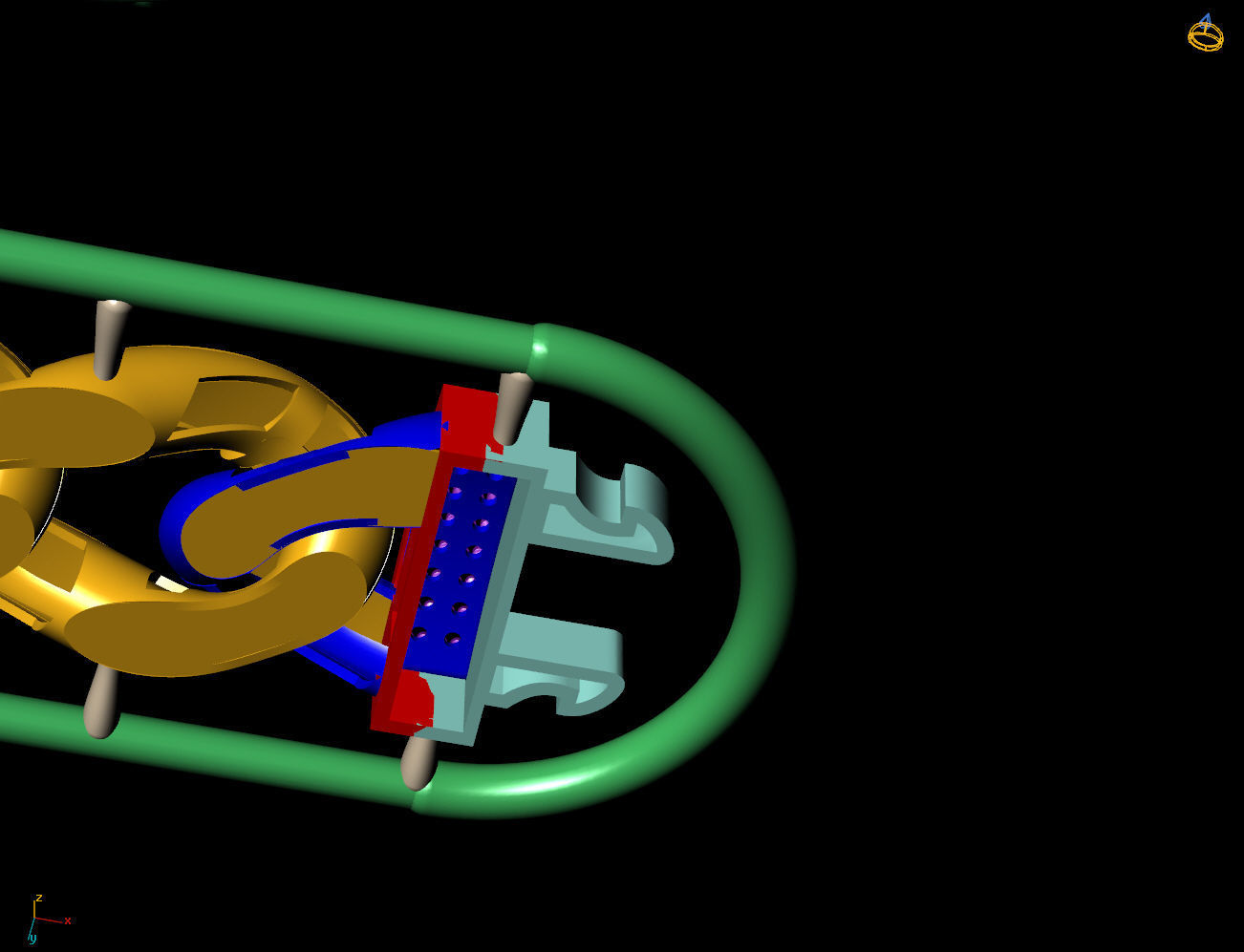 12 MM 45 CM CUBAN LINK CHAIN FOR BRACELET OR NECKLACE 3D print model_5