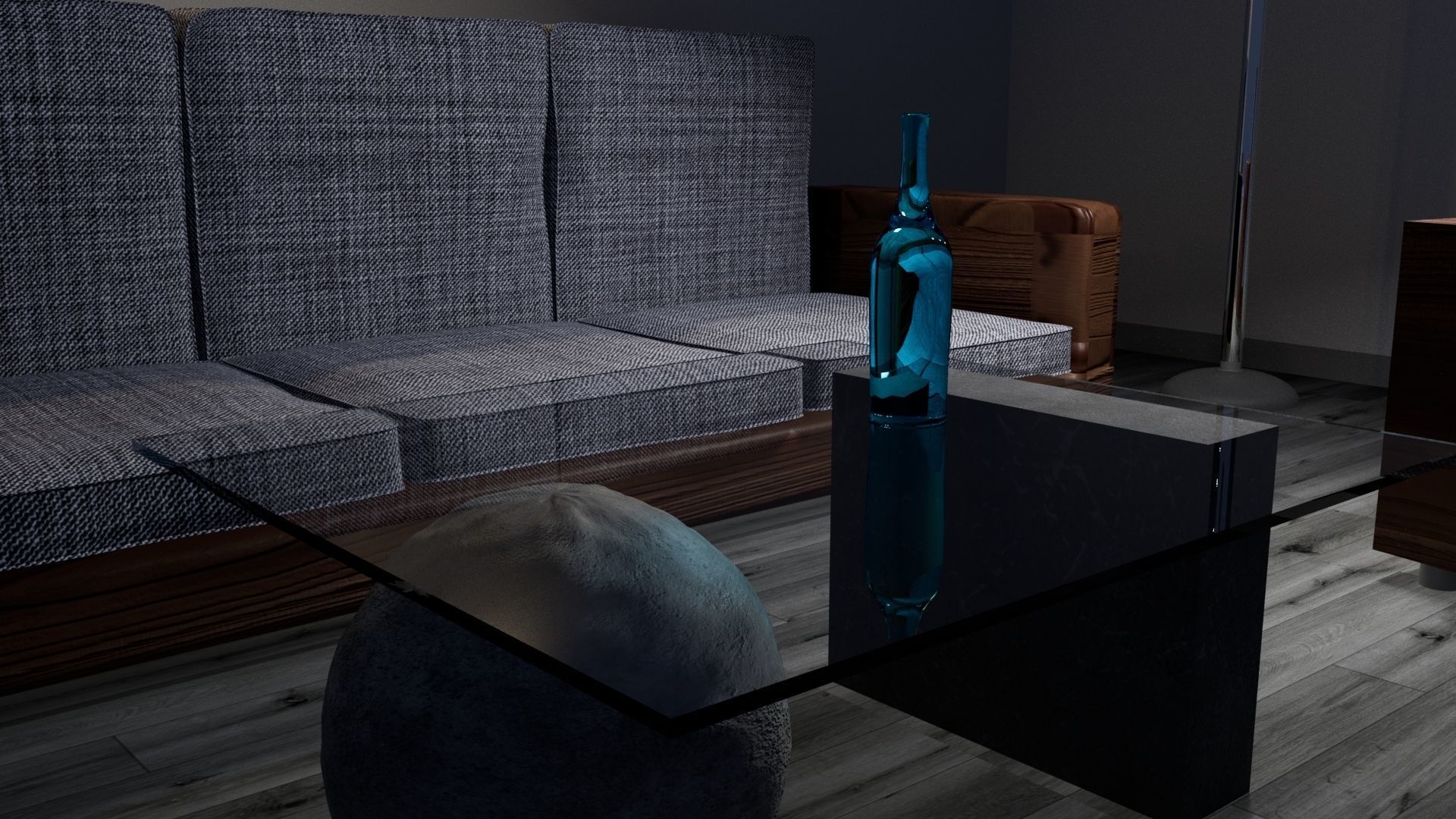 Sala de estar 3D model_1