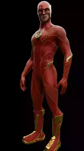 The flash movie model for cycles Low-poly 3D model