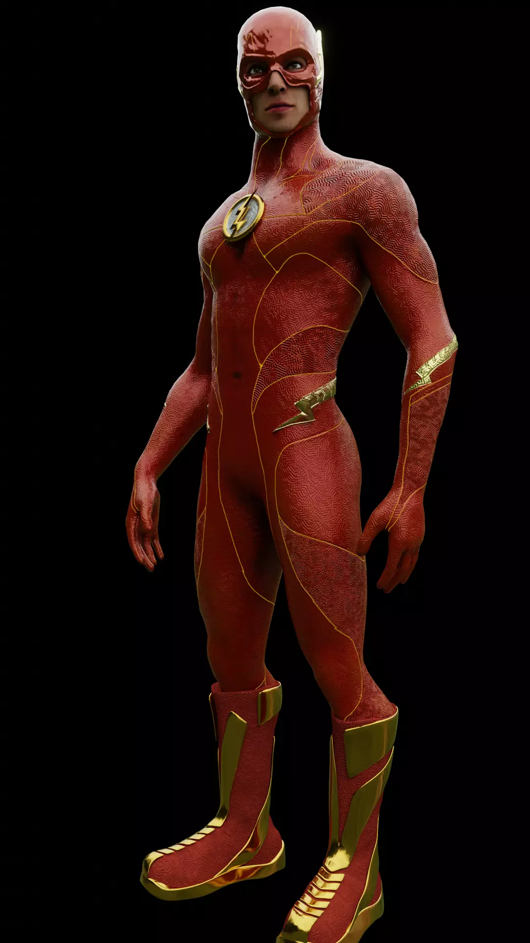 The flash movie model for cycles Low-poly 3D model_0