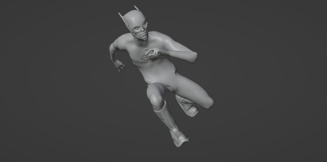 The flash movie model for cycles Low-poly 3D model_8