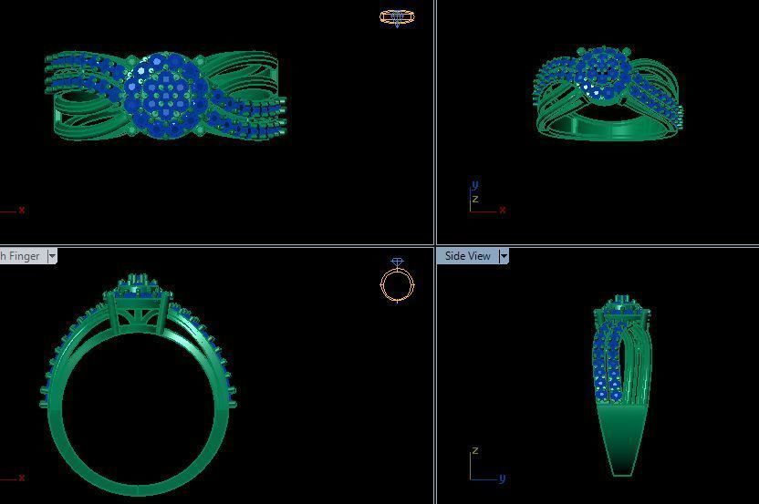 fancy ring 3D print model_10