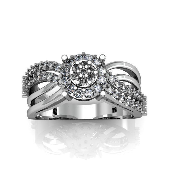 fancy ring 3D print model_3