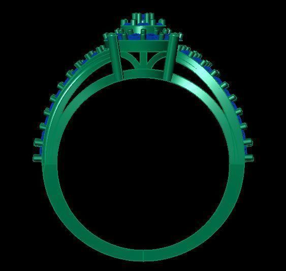 fancy ring 3D print model_8