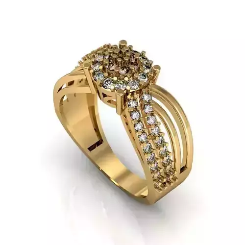 fancy ring 3D print model