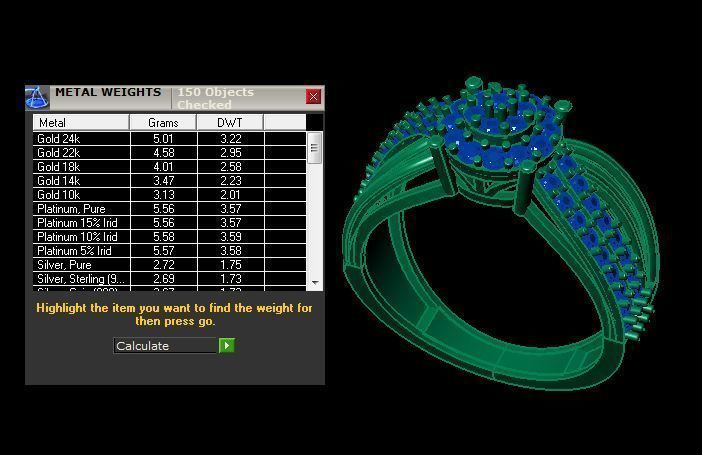 fancy ring 3D print model_12