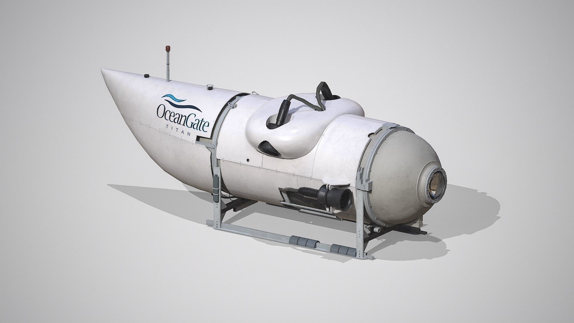 OceanGate Titan Submarine Model 3D model_2